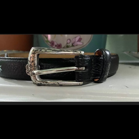 Brighton Womens Size 28 Small Leather Belt Black - Picture 2 of 8